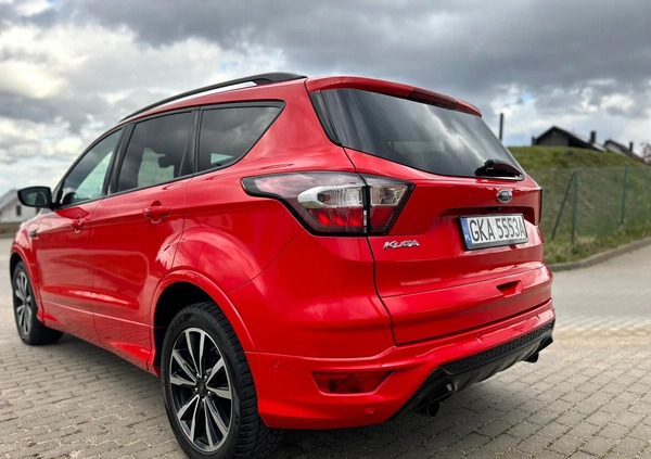 Ford Kuga cena 70002 przebieg: 167538, rok produkcji 2017 z Lębork małe 667